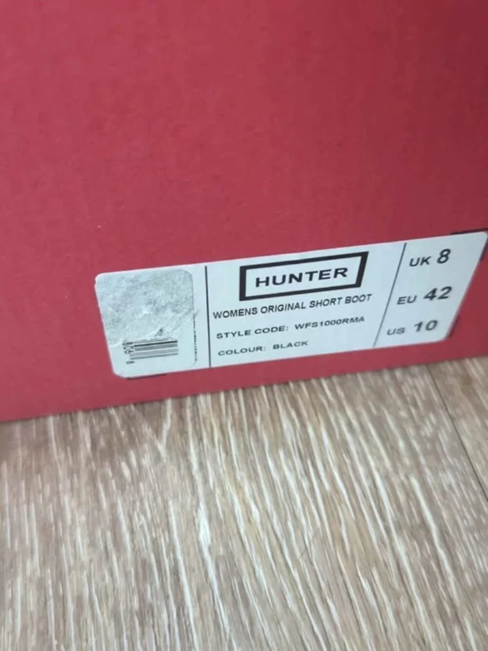 Hunter Women's Original Short Boots Black US 10‎ new with box